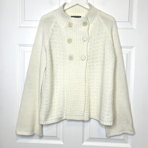 Western Connection Knit‎ Double Breasted Cardigan Sweater XL